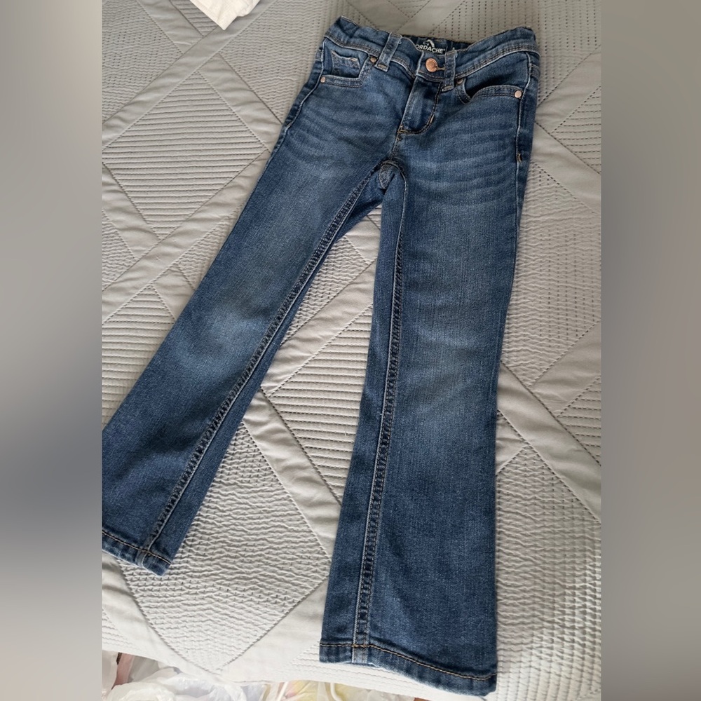 Bootcut jeans with adjustable wais